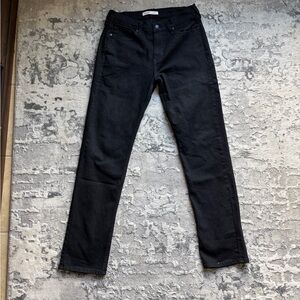 Levi's Black Slim Straight Jeans